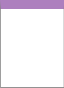 An example of a blank TABOO card. 